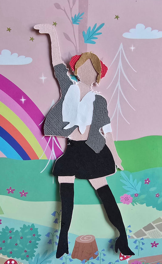 Britney Spears Paper Character | Custom Celebrity Collectible Décor  | Handmade Gifts for Fandom Lovers